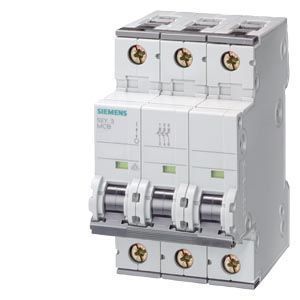 SIEMENS EP Leitungsschutzschalter, 400 V, Icn: 10 kA, 3P, Icu: 20 kA, C-Char, In: 13 A