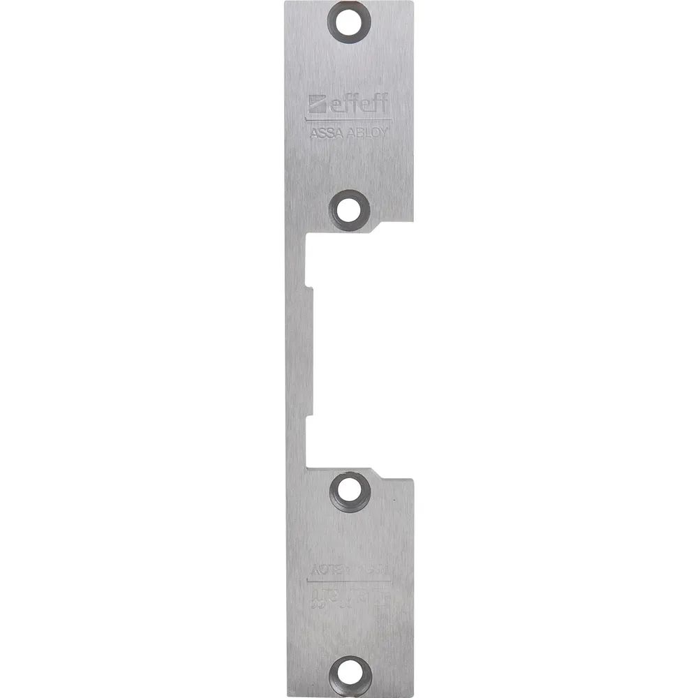 EffEff Flachschließblech kurz KL offen, 68935-01, Edelstahl