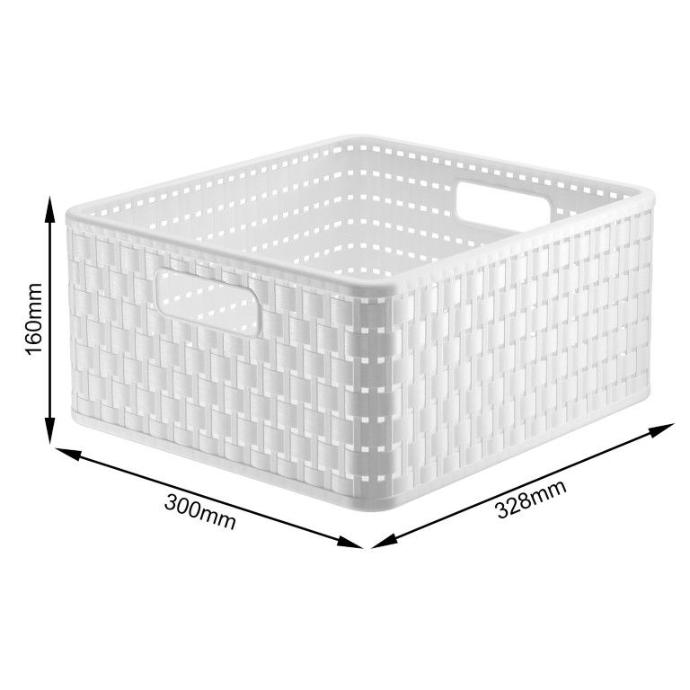 Rotho Korb quadratisch, 14 l COUNTRY