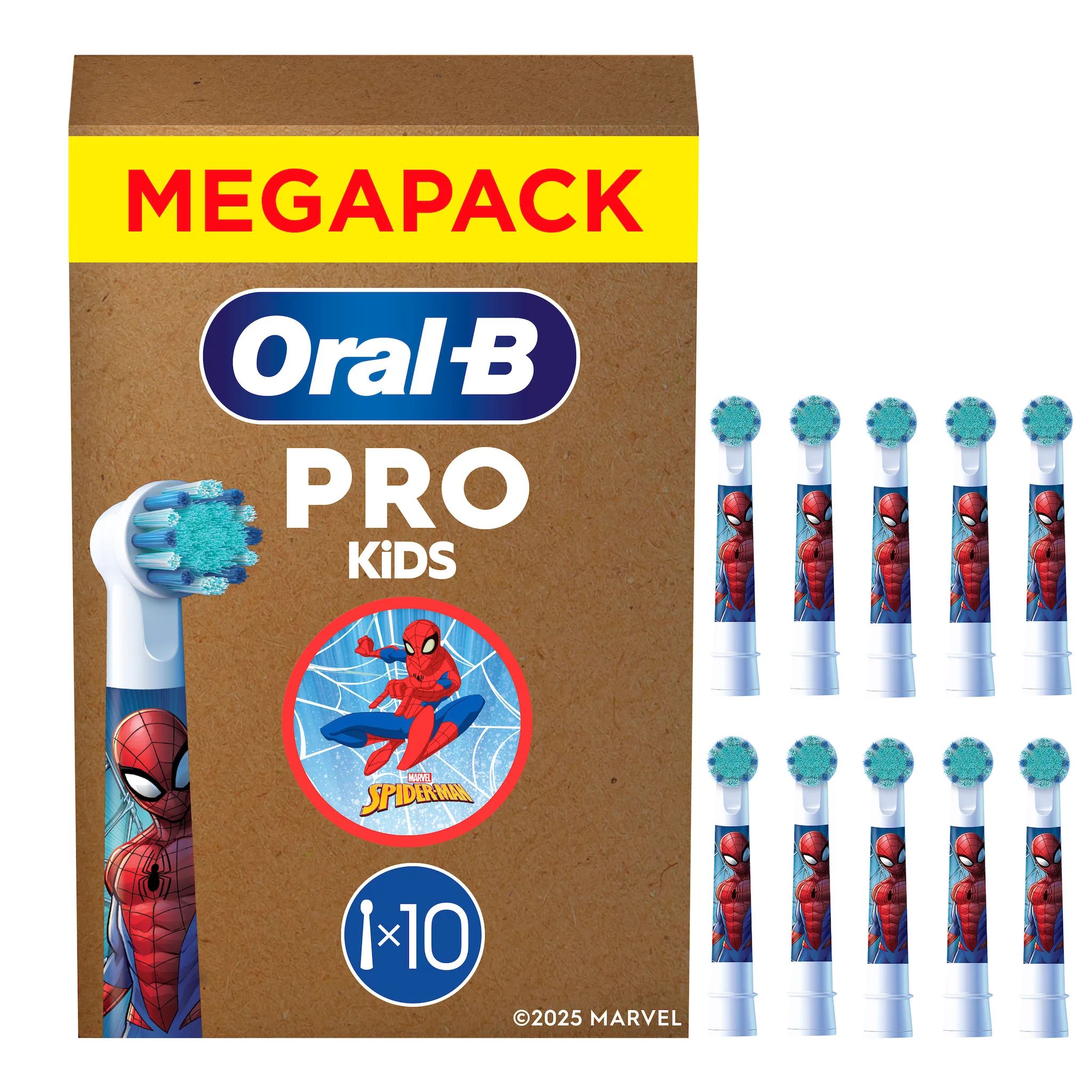 Oral-B Aufsteckbürsten Kids Spiderman 10er FFU