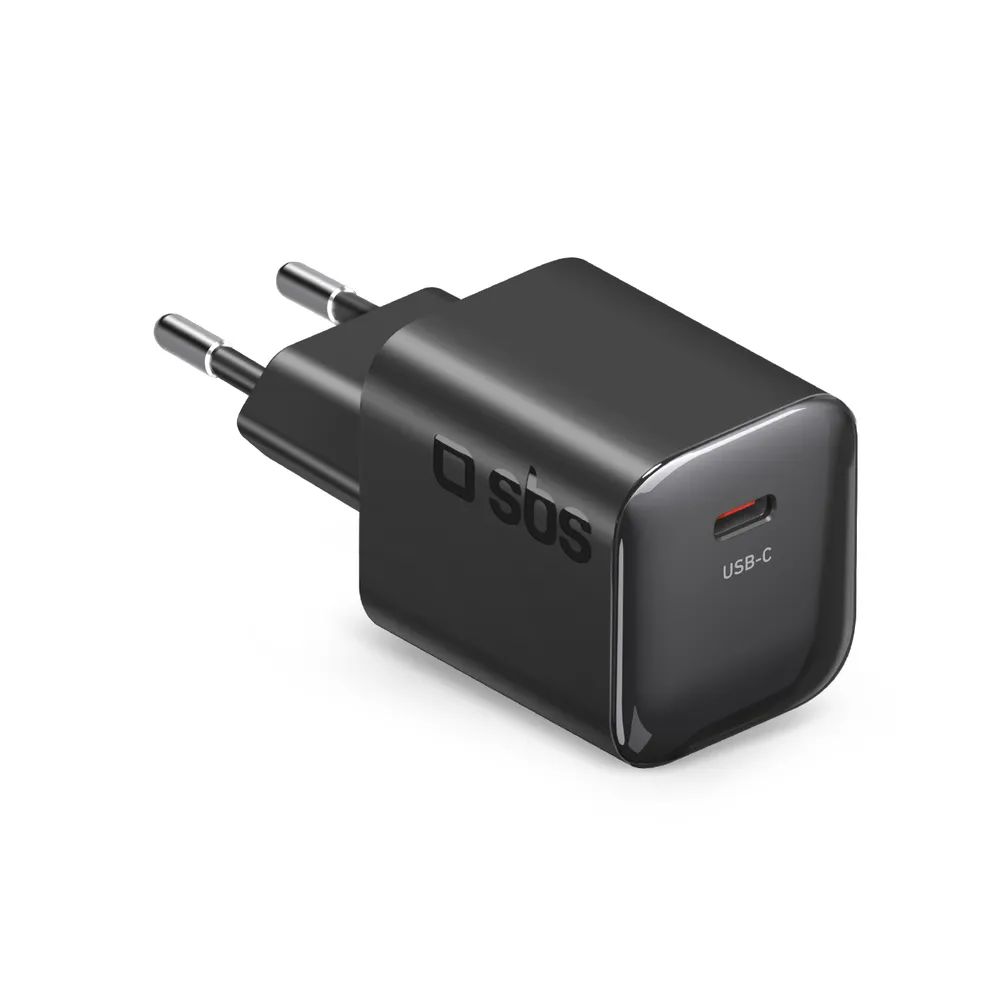 SBS GaN Netzlader, 1x USB-C PD, 30W