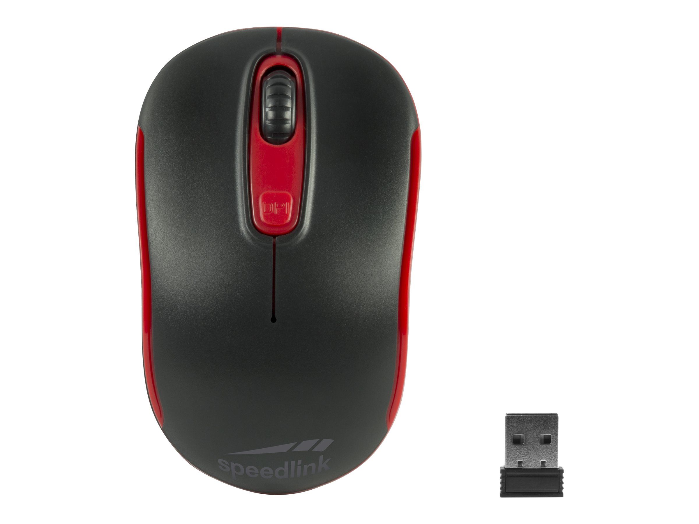 SPEEDLINK Ceptica - Maus - rechts- und linkshändig - 3 Tasten - kabellos - 2.4 GHz - kabelloser Empfänger (USB)