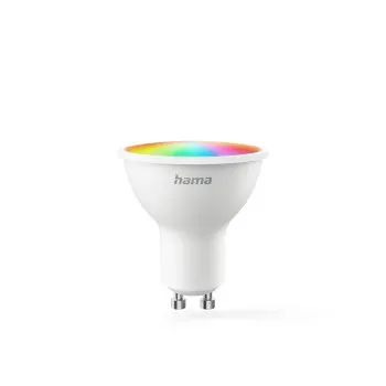Hama Smarte Lampe GU10, 4,9 W, LED, Matter, Reflektor, RGBW, dimmbar, mit App