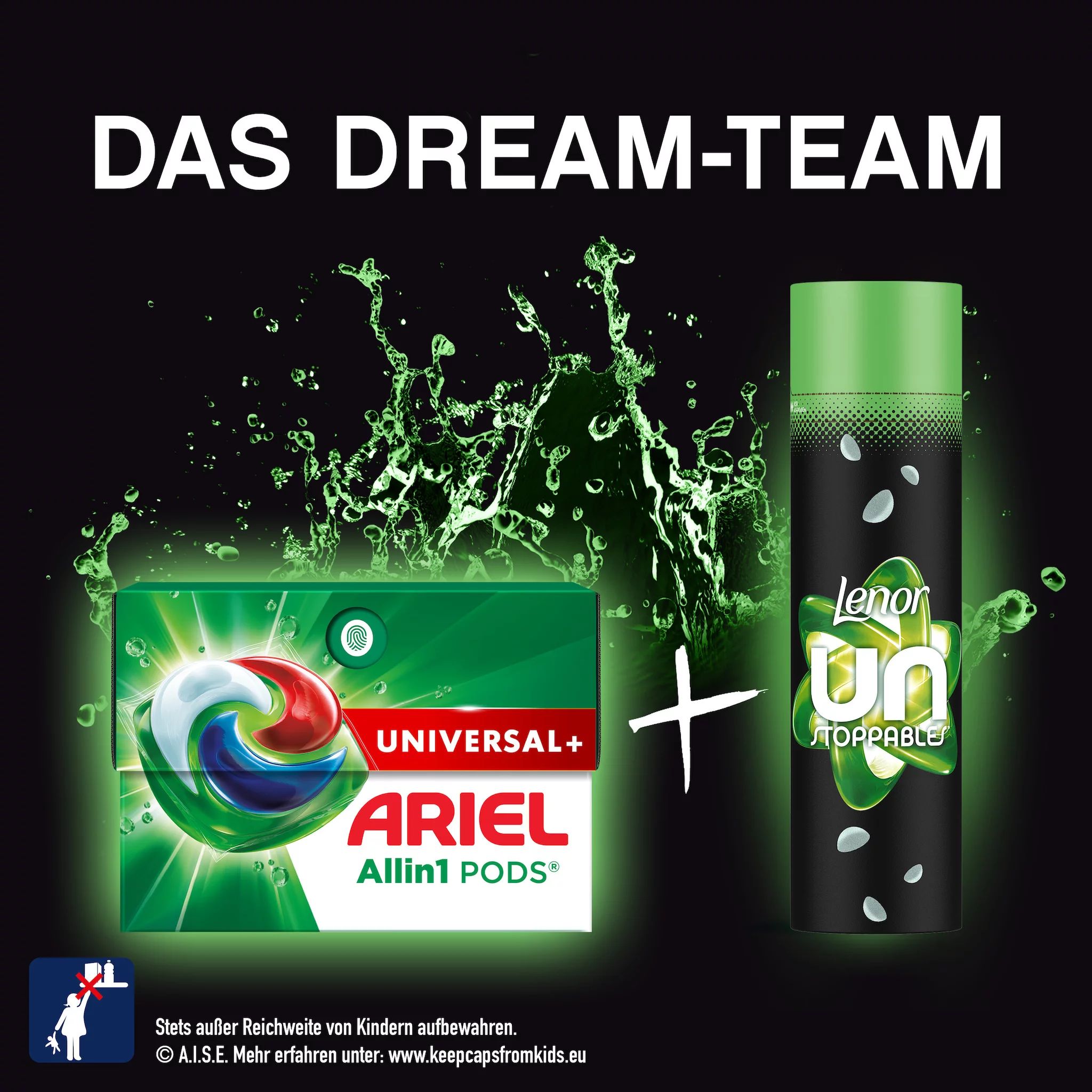 Lenor Unstoppables, Duft von Ariel, 155g