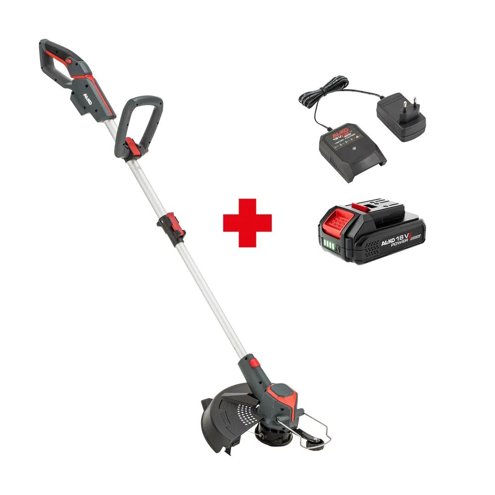 AL-KO Akku-Trimmer GTD 1833 Greenline Set (inkl. Akku 2,5Ah und Ladegerät C40.6 Li)