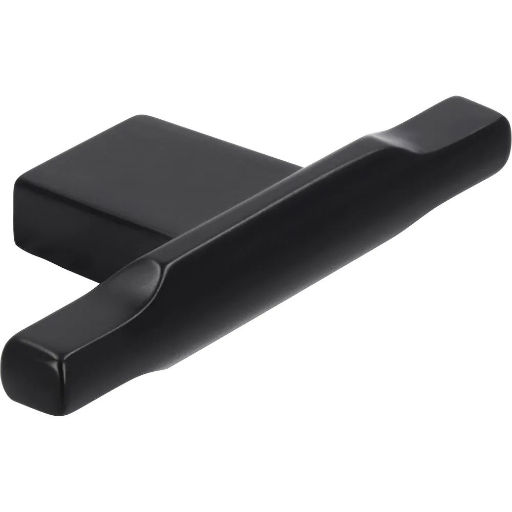Siro Möbelknopf Baton, Breite 70 mm, Zinkdruckguss schwarz matt