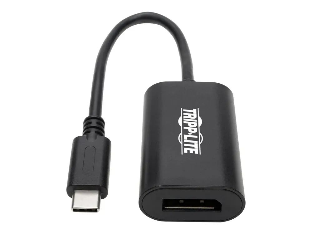 Tripp Eaton Tripp Lite Series USB C to DisplayPort Video Adapter Converter 4K x 2K @ 60Hz, Black, USB Type C to DP, USB-C, USB Type-C 6in