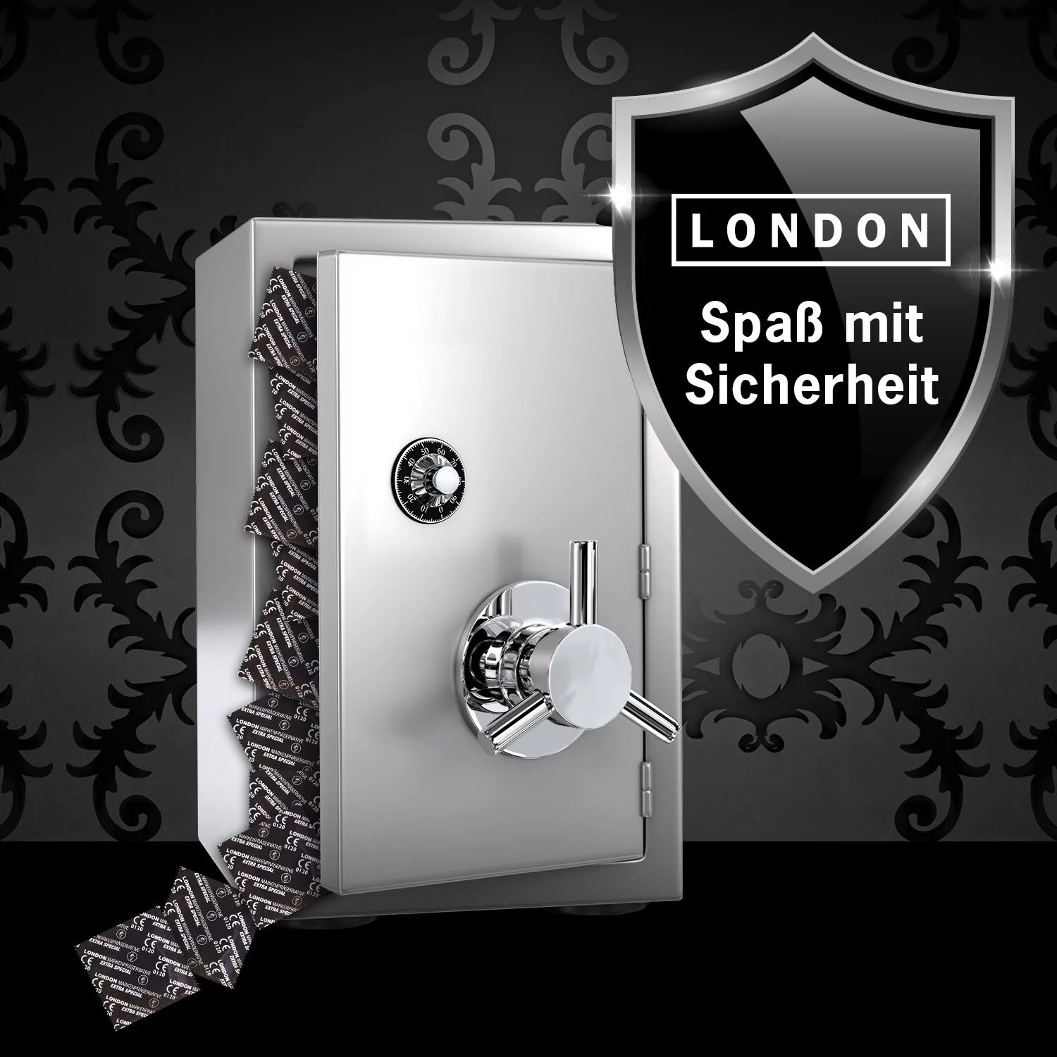 London Q600 Wet Kondome (Weiß) – 100 Stück