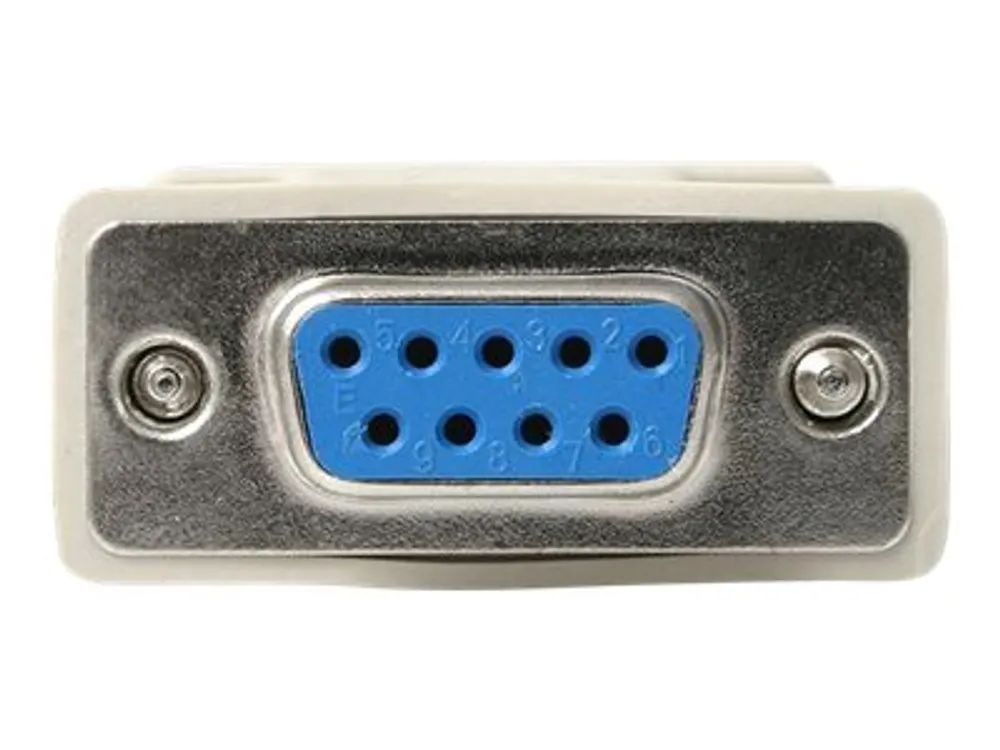 StarTech.com DB9 RS232 Serieller Nullmodem-Adapter – Buchse/Buchse - Nullmodemadapter - DB-9 (W)