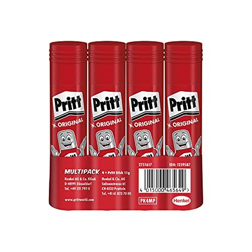 Henkel Pritt Klebestifte Classic, 4x11g