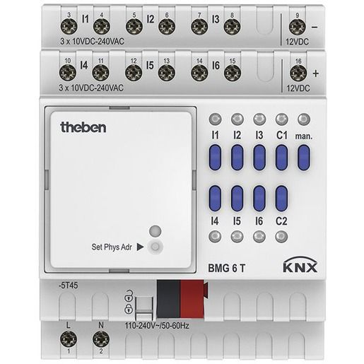 Theben KNX BINÄREINGANG 6F.BMG6T REG / THEBEN T4930230