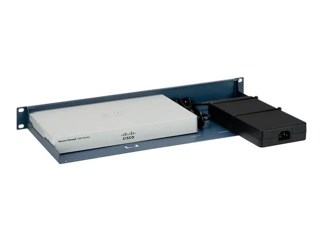 Rackmount.IT RM-CI-T25 - Montagesatz für Netzwerkgeräte - Rack montierbar - cisco metallisch blau - 1U - 48.3 cm (19")
