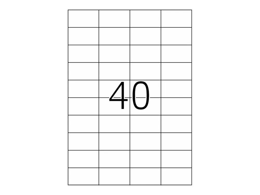 HERMA Special - Matt - permanent selbstklebend - durchsichtig - 52.5 x 29.7 mm 1000 Etikett(en) (25 Bogen x 40)