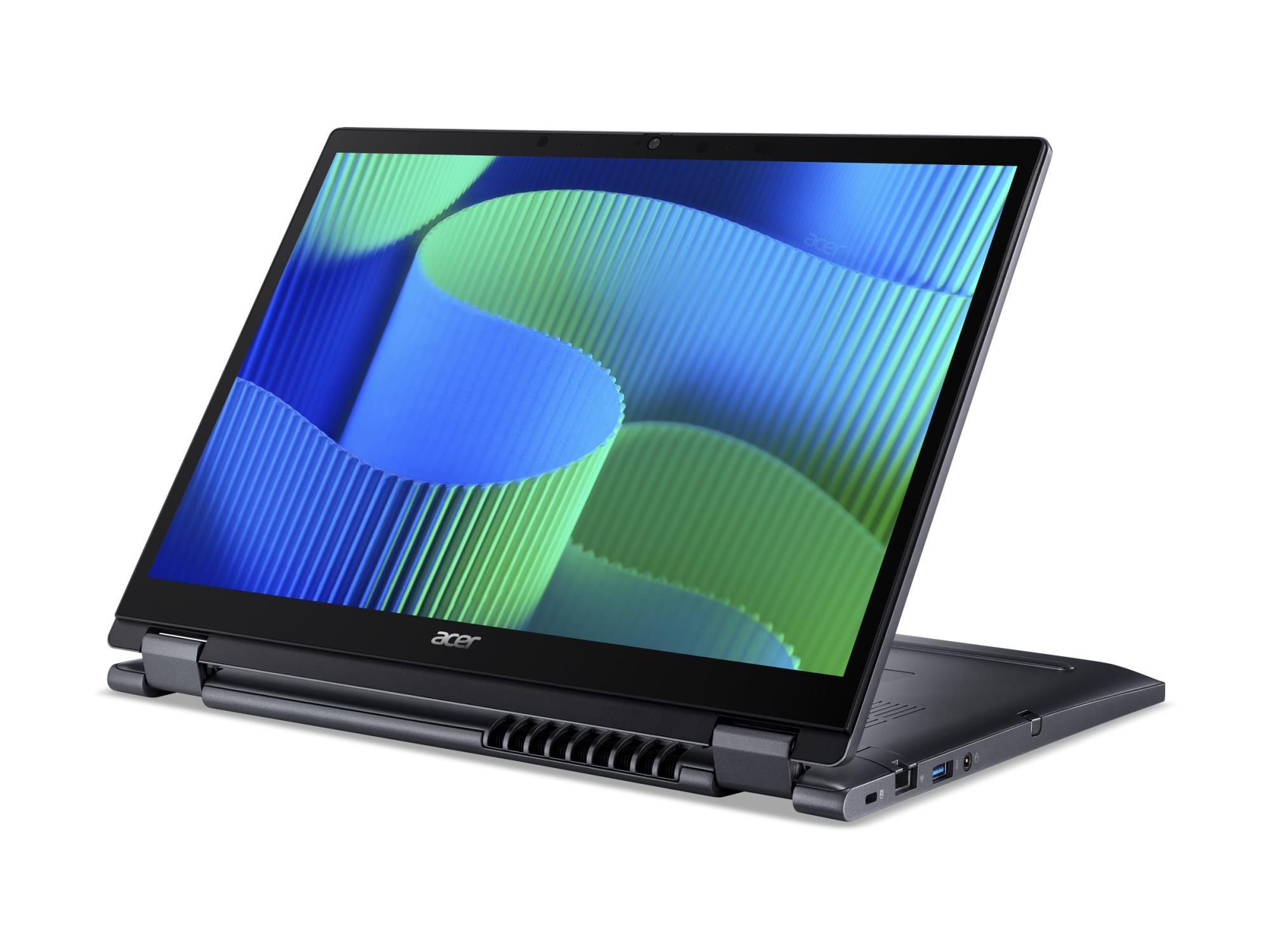 Acer TravelMate P4 Spin 14 TMP414RN-54-TCO - Flip-Design - Intel Core Ultra 5 125U / 1.3 GHz - Win 11 Pro - Intel Graphics - 32 GB RAM - 1.024 TB SSD NVMe - 35.6 cm (14")