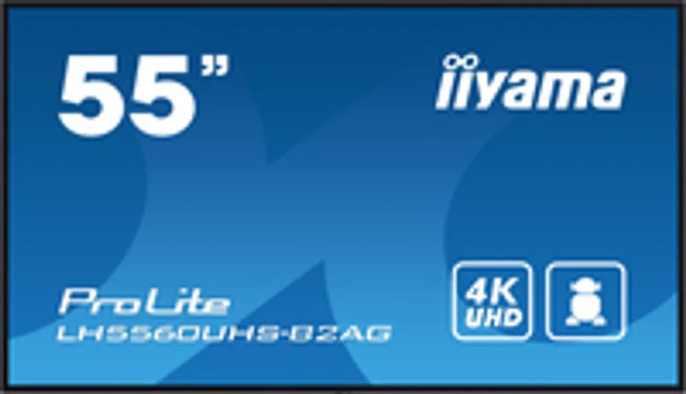 Iiyama LH5560UHS-B2AG LCD 4K UHD VA Black - Flachbildschirm (TFT/LCD) - 139,7 cm