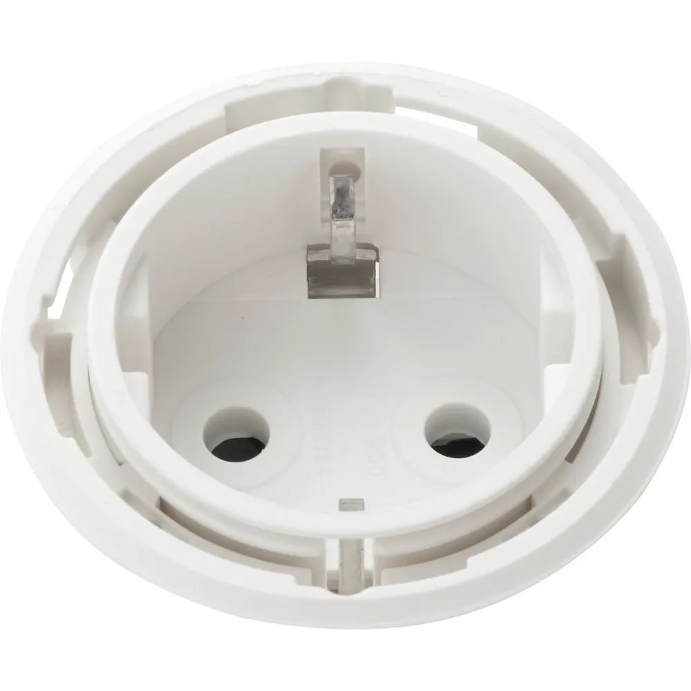 EVOline One Steckdose weiß DM 59 mm