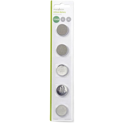 Nedis KNOPFZELLENBATTERIE CR 2430 3V / NEDIS BALCR24305BL/5STK BALCR24305BL