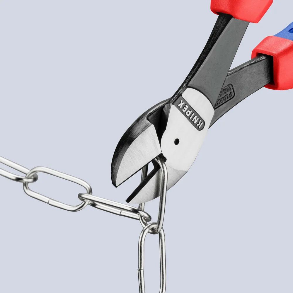 KNIPEX Kraft-Seitenschneider mit Comfort-Griffen schwarz atramentiert 250 mm