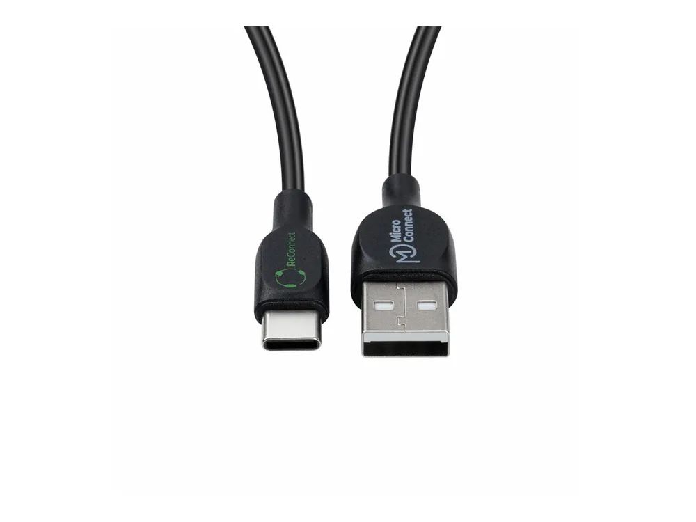 MicroConnect ReConnect USB-C 3.2 Gen 1 to USB-A 2.0 cable - Kabel - Digital/Daten (ECO-USB3.1CCHAR2B) - Kabel - Digital/Daten