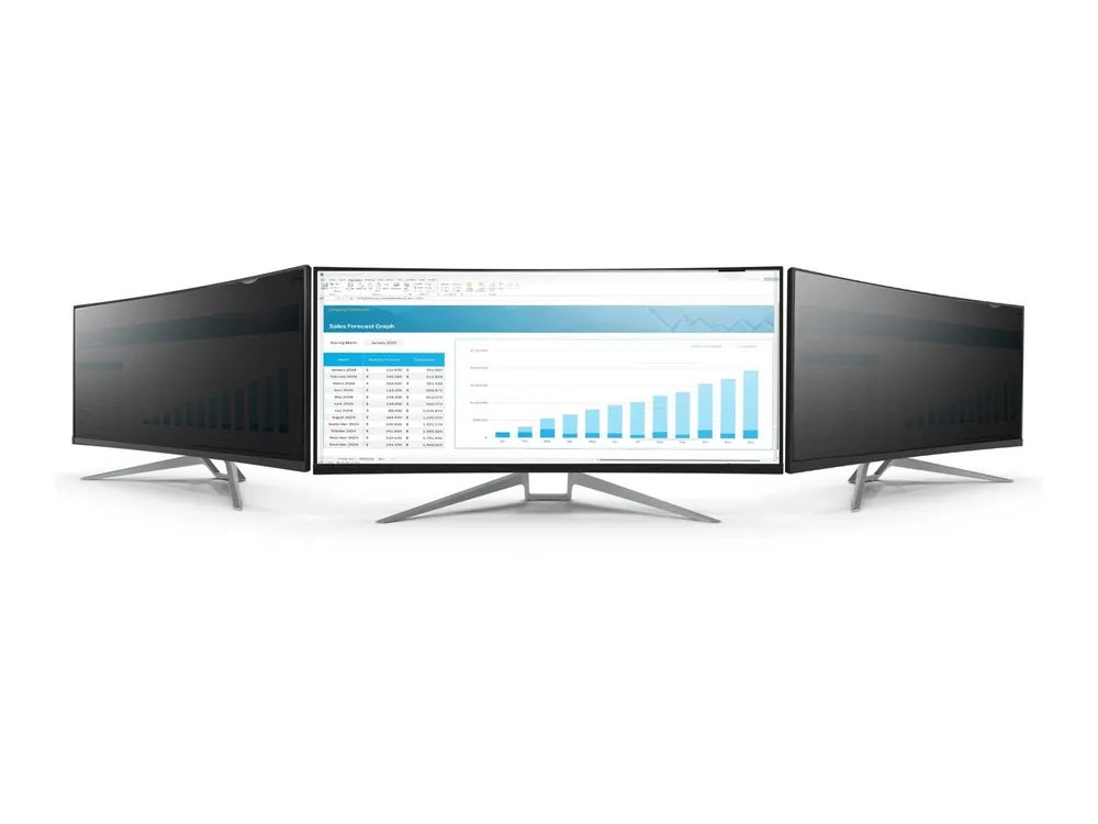 StarTech.com Blickschutzfolie für 34-Zoll-Ultrawide-Display - 21:9 Widescreen - Laptop Privacy Filter - Blaulicht reduzierende Schutzfolie - matt/glänzend - +/-30 Grad (PRIVSCNMON34W)