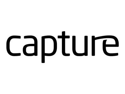 Capture Vinyl - laminiert - Schwarz auf Weiß - Rolle (1,2 cm x 5,5 m)