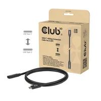 Club 3D USB-C 40 Gbit/s Verlängerungskabel 240 W 8K60Hz m/F - Kabel - Digital/Daten