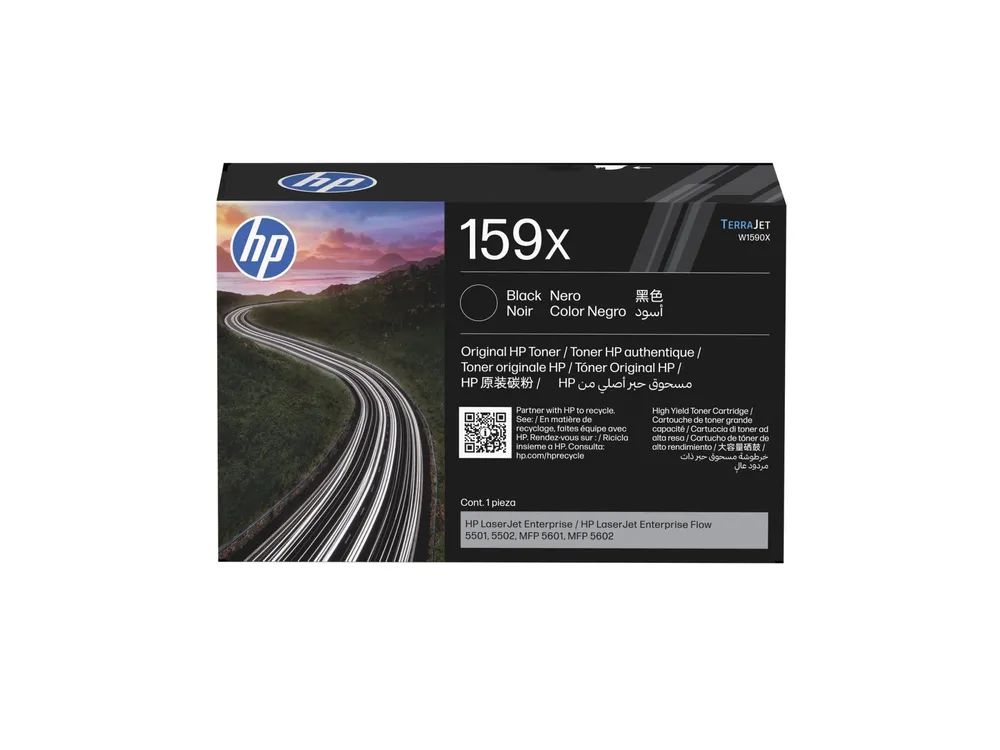 HP 159X - Hohe Ergiebigkeit - Schwarz - original - LaserJet - Box - Tonerpatrone (W1590X)