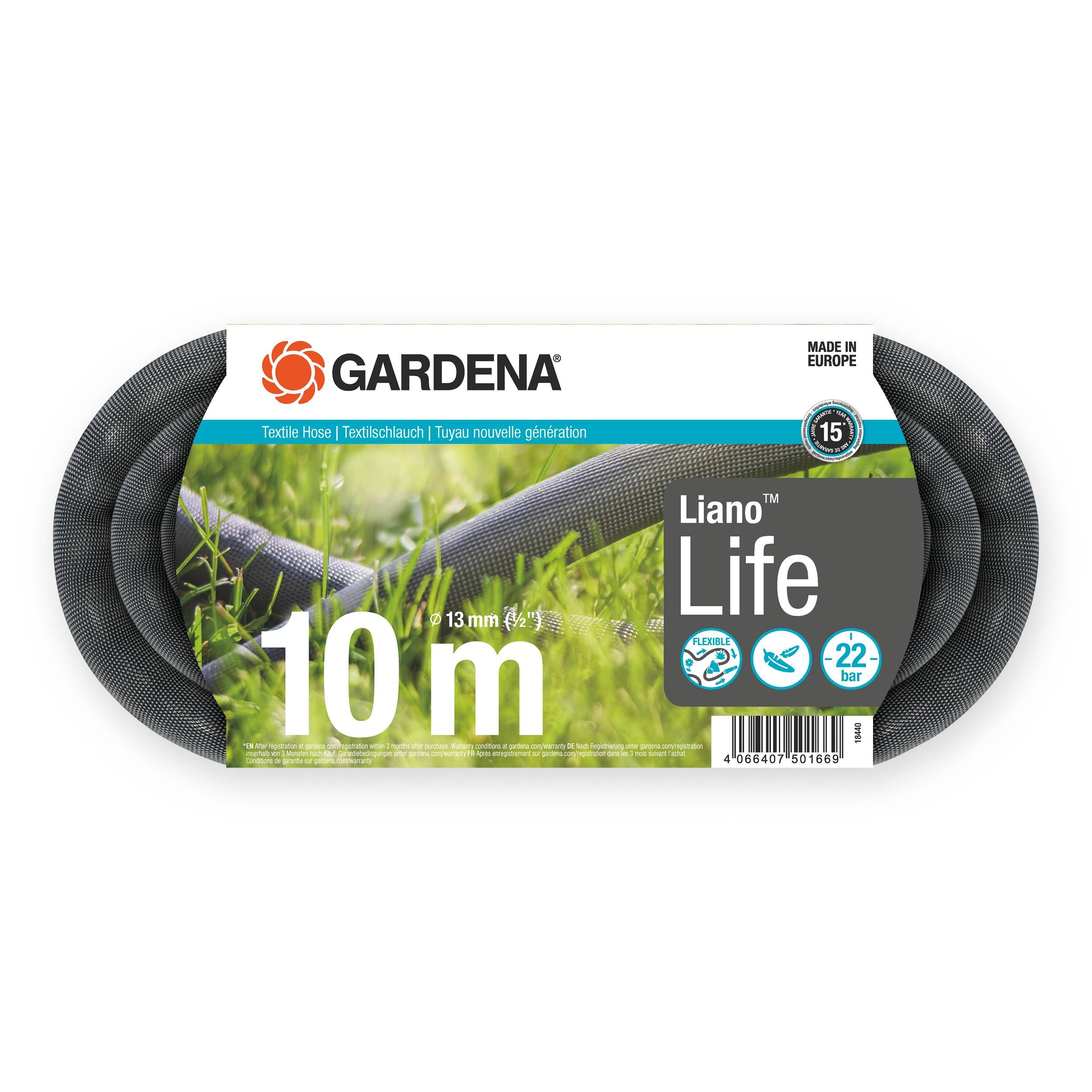 Gardena Liano™ Life 1/2", 10 m