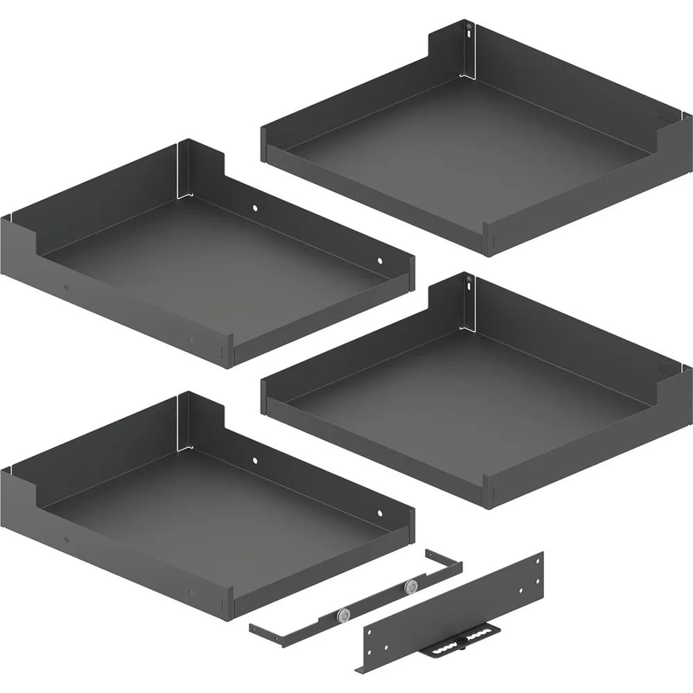 PEKA Einhängetablar-Set Liro 600 Magic Corner Comfort Anthrazit