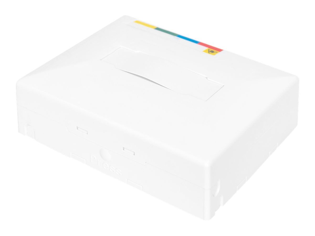 DIGITUS FTTH Gehäuse mit 4 x SC SX Kupplung