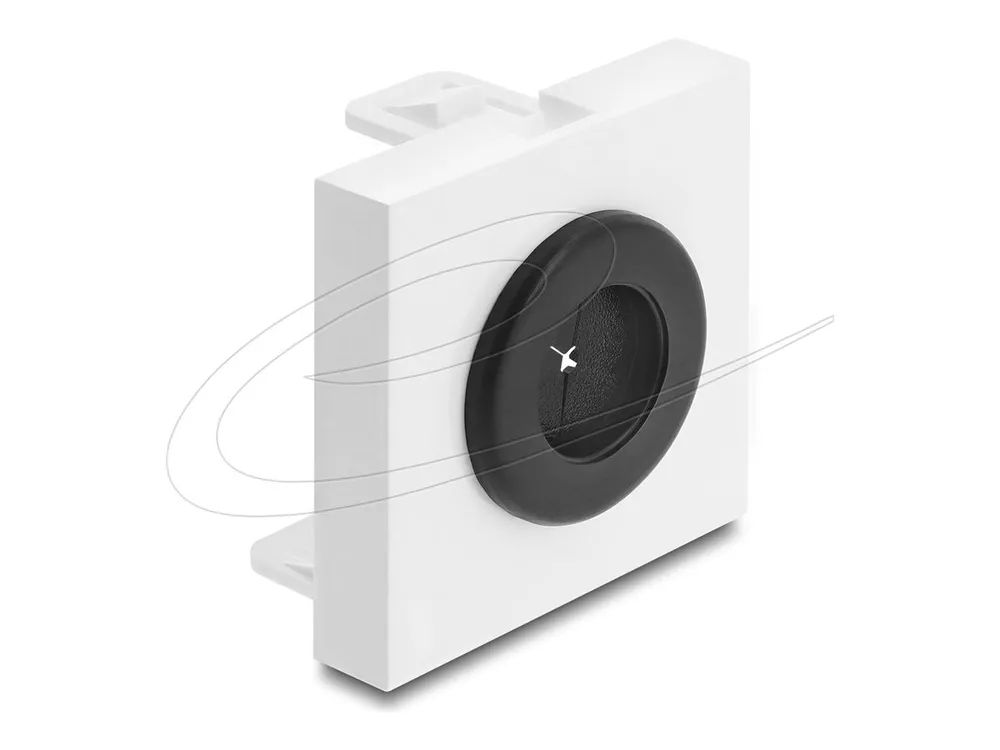 Delock Easy 45 - Einrastmodul - cable bushing, round, diameter 16 mm