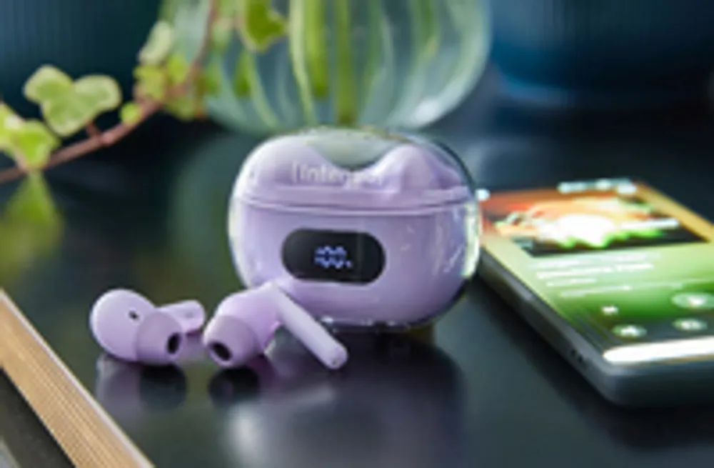 Intenso True Wireless Kopfhörer Buds Plus T313AE lila - Kopfhörer - 20 KHz