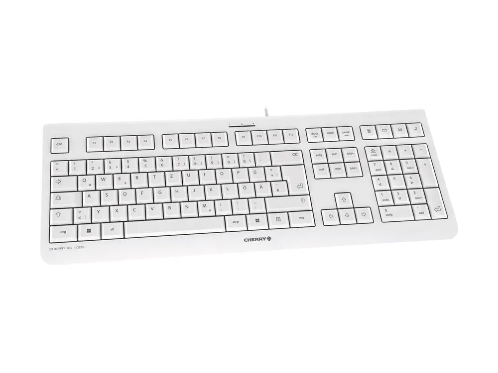 Cherry KC 1000 - Tastatur - Spanisch - Hellgrau