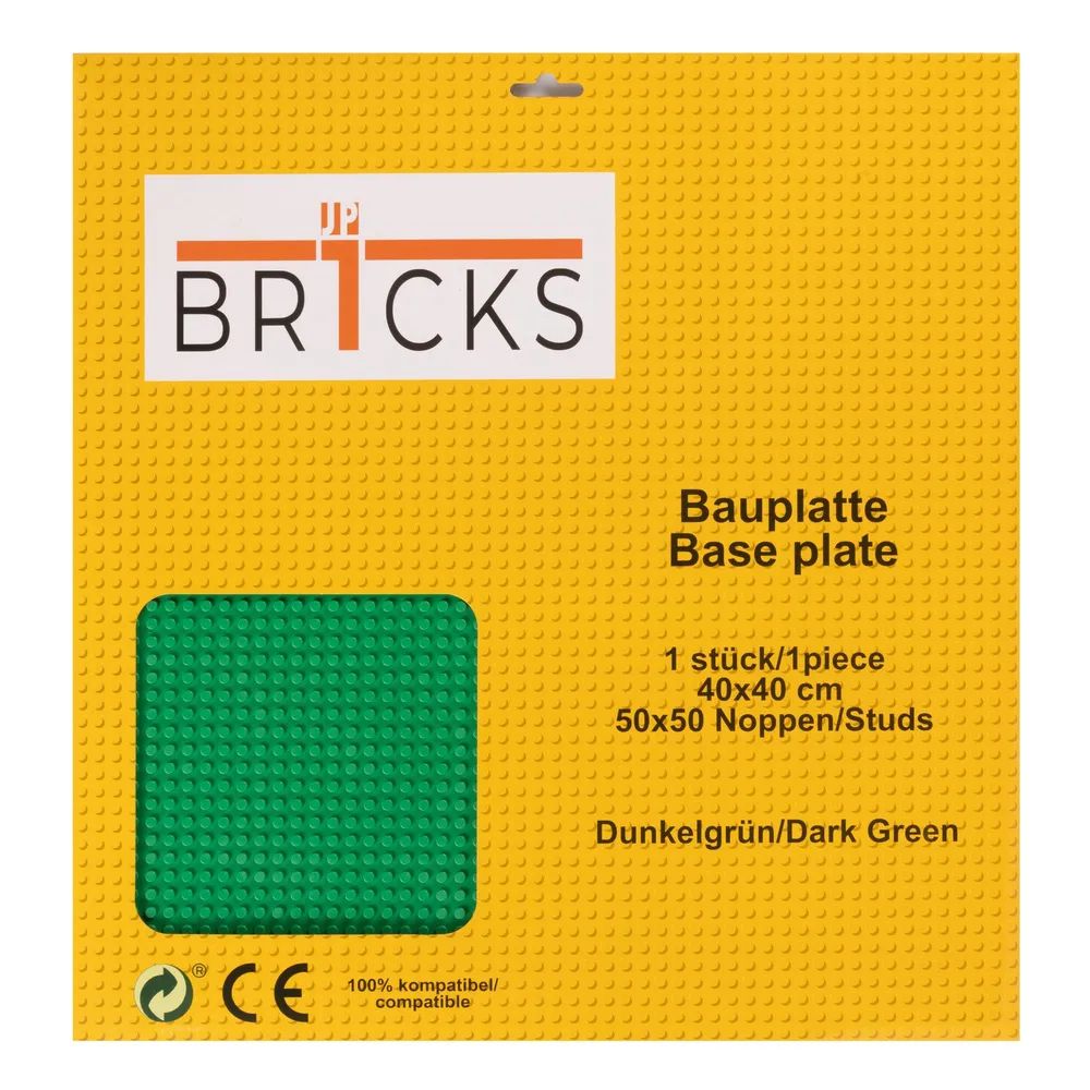 Br1cks GmbH Bauplatte 50x50 Dunkelgrün