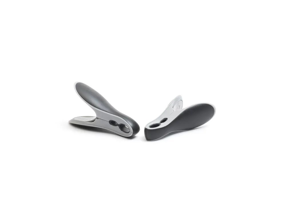 Brabantia Wäscheklammern, 8 Stück - Black / Grey