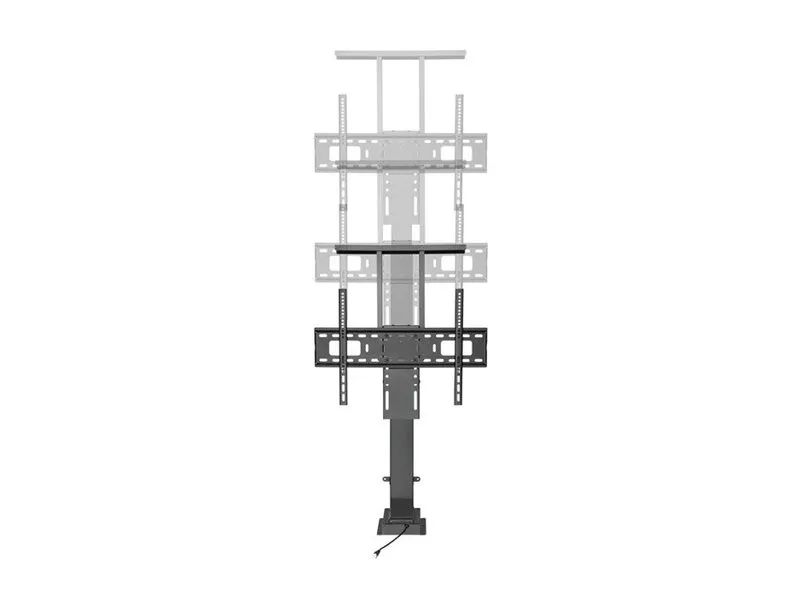 Equip Halterung - Pop-out - für Videoleinwand - stainless steel - Schwarz - Bildschirmgröße: 94-177.8 cm (37"-70")