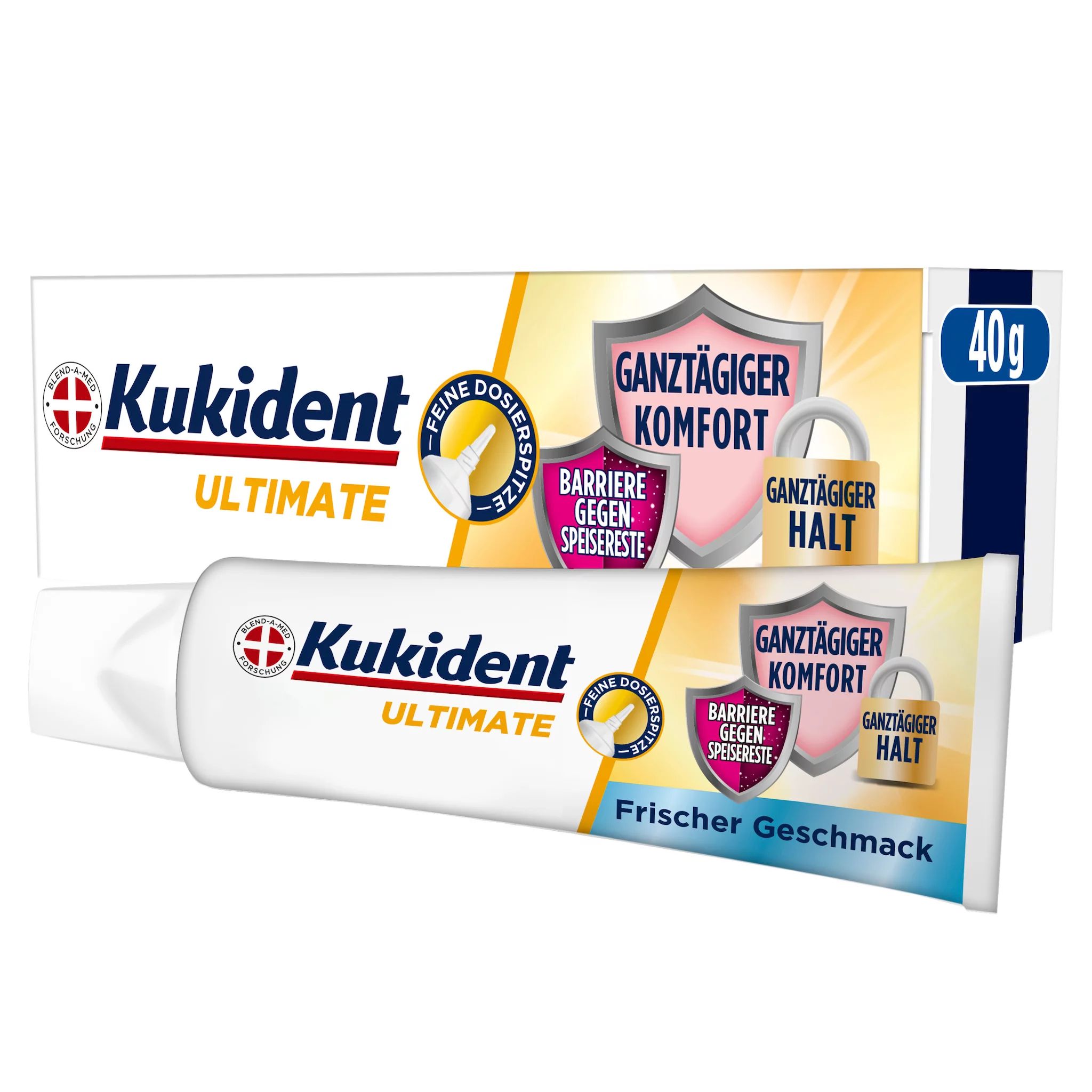 Kukident Ultimate Haftcreme Frischer Geschmack 40gr