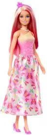 Mattel Royal-Puppe mit Haaren in Pink und Blond pink Rock Schmetterlingsmuster