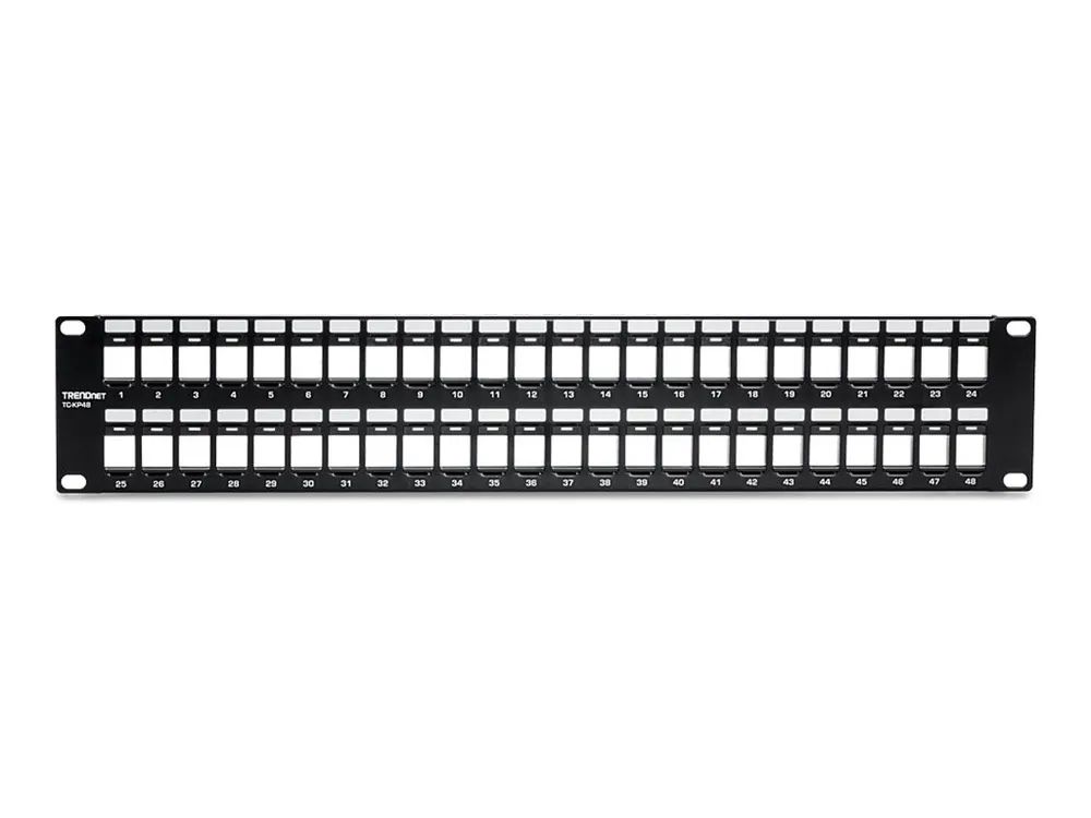 TRENDnet TC-KP48 - Patchpanel (Blindblech) - Rack montierbar - 2U - 48.3 cm (19")