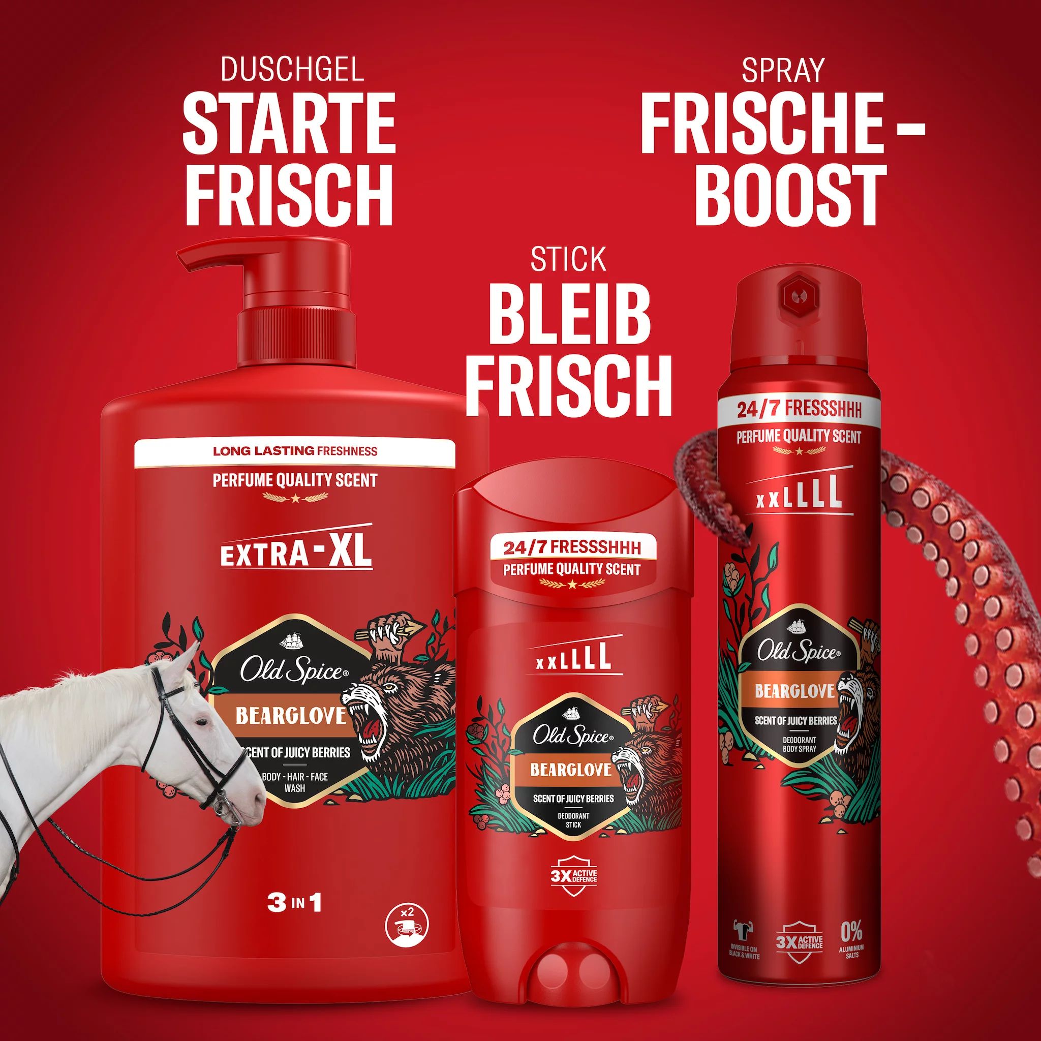 Old Spice 3-in-1 Duschgel Bearglove