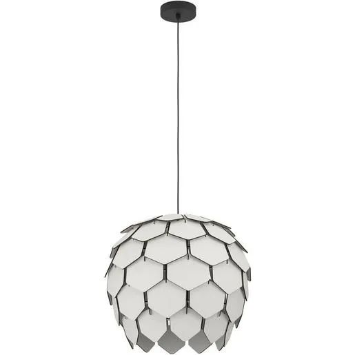 Eglo HÄNGEL. 1XE27 SCHWARZ GRAU / EGLO MATTANZA 900847