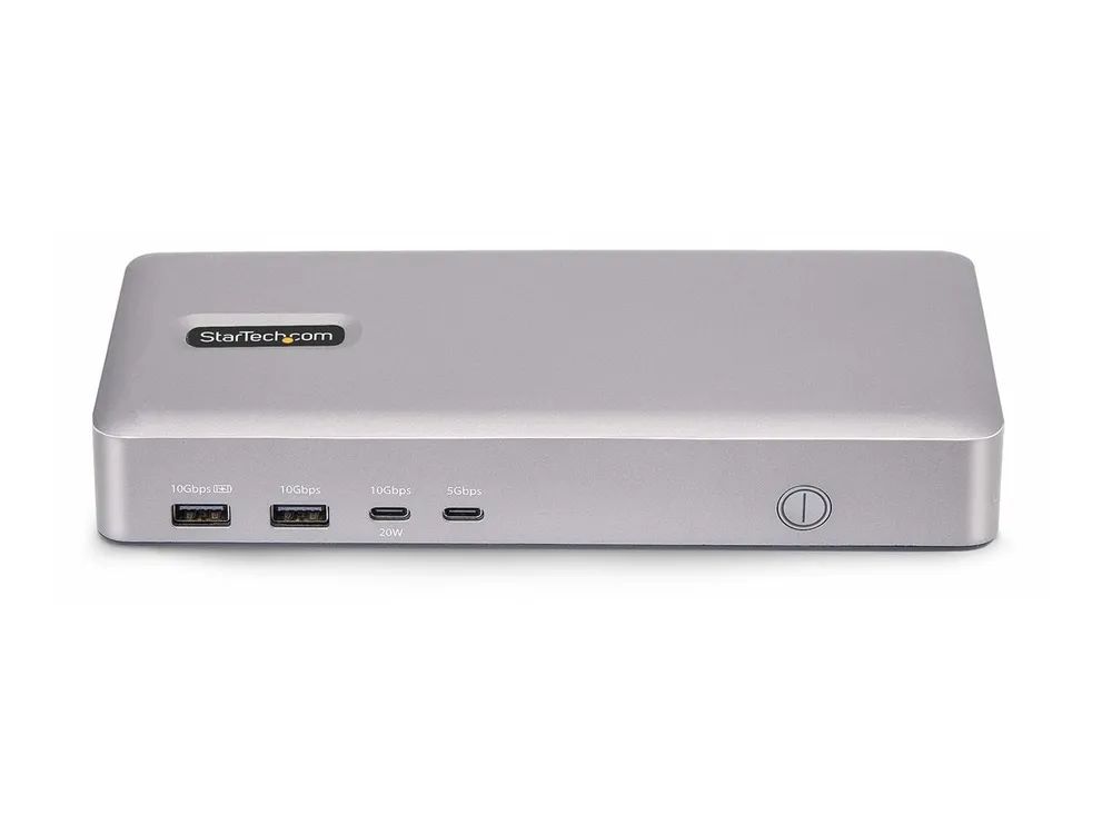 StarTech.com USB4 Docking Station, USB-C 40Gbps, Dual Video HDMI, Up to 2x 4K 60Hz 4:4:4 (RGB)