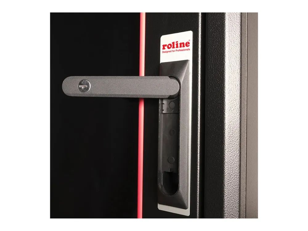 ROLINE Basic - Schrank Netzwerkschrank - Glas Tür, 800 x 800 (B x T)