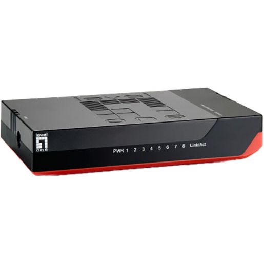 LevelOne 8-PORT GIGABIT SWITCH DESKTOP / LEVELO GSW-0807