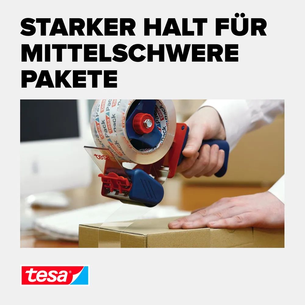 Tesa Tesapack - Packband - 50 mm x 66 m - Polypropylen