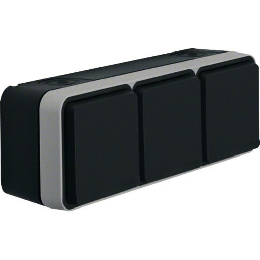 Berker SSD 3F WAAGRECHT GRAU MATT W.1 / BERKER 47733515