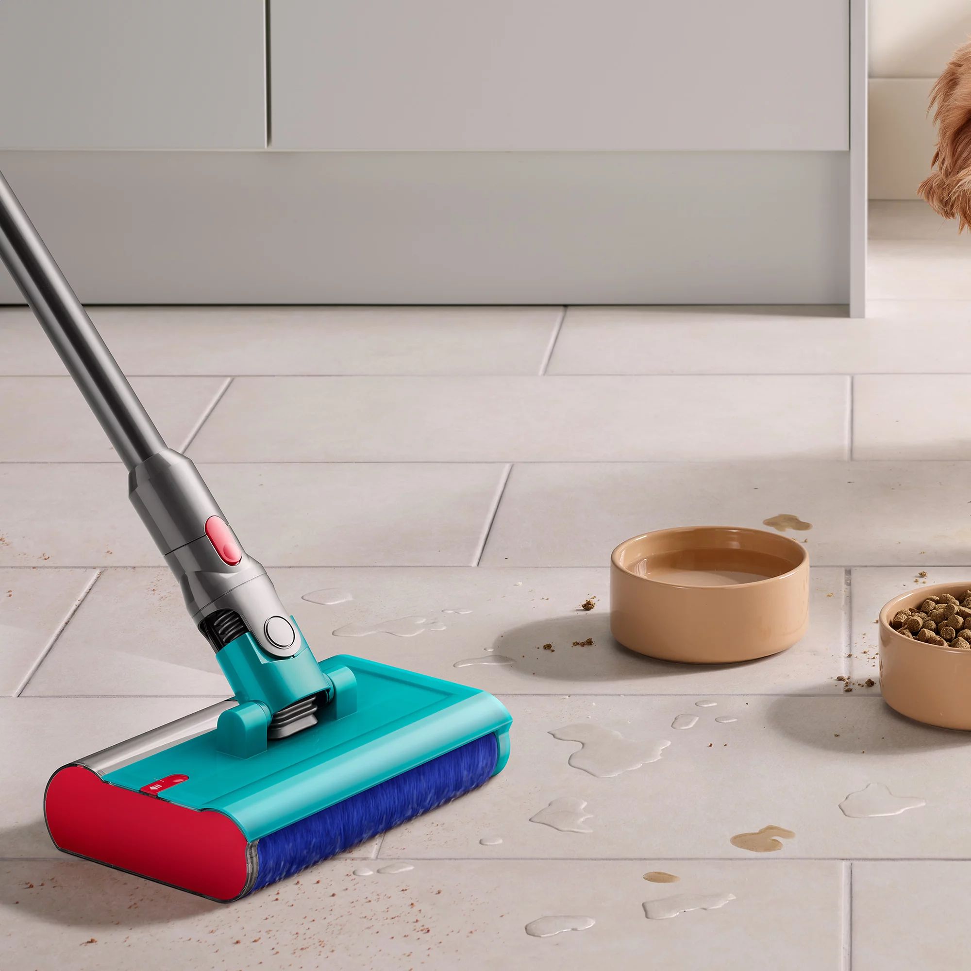 Dyson V15s Detect Submarine, Gelb/Nickel 