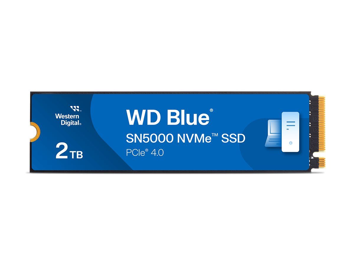 WD Blue SN5000 WDS200T4B0E - SSD - 2 TB - intern - M.2 2280 - PCIe 4.0 x4 (NVMe)
