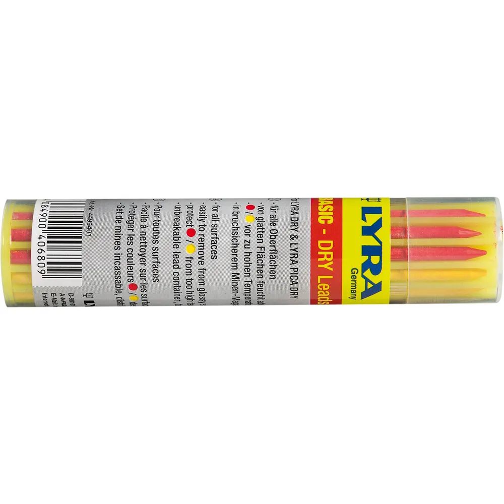 LYRA Ersatzminen-Set graphit/rot/gelb z. Tieflochmarker Lyra Dry Profi LED/12 St