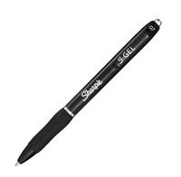 Sharpie S-Gel - Ausziehbarer Gelschreiber - Schwarz - Schwarz - Medium - 0,7 mm - Sichtverpackung
